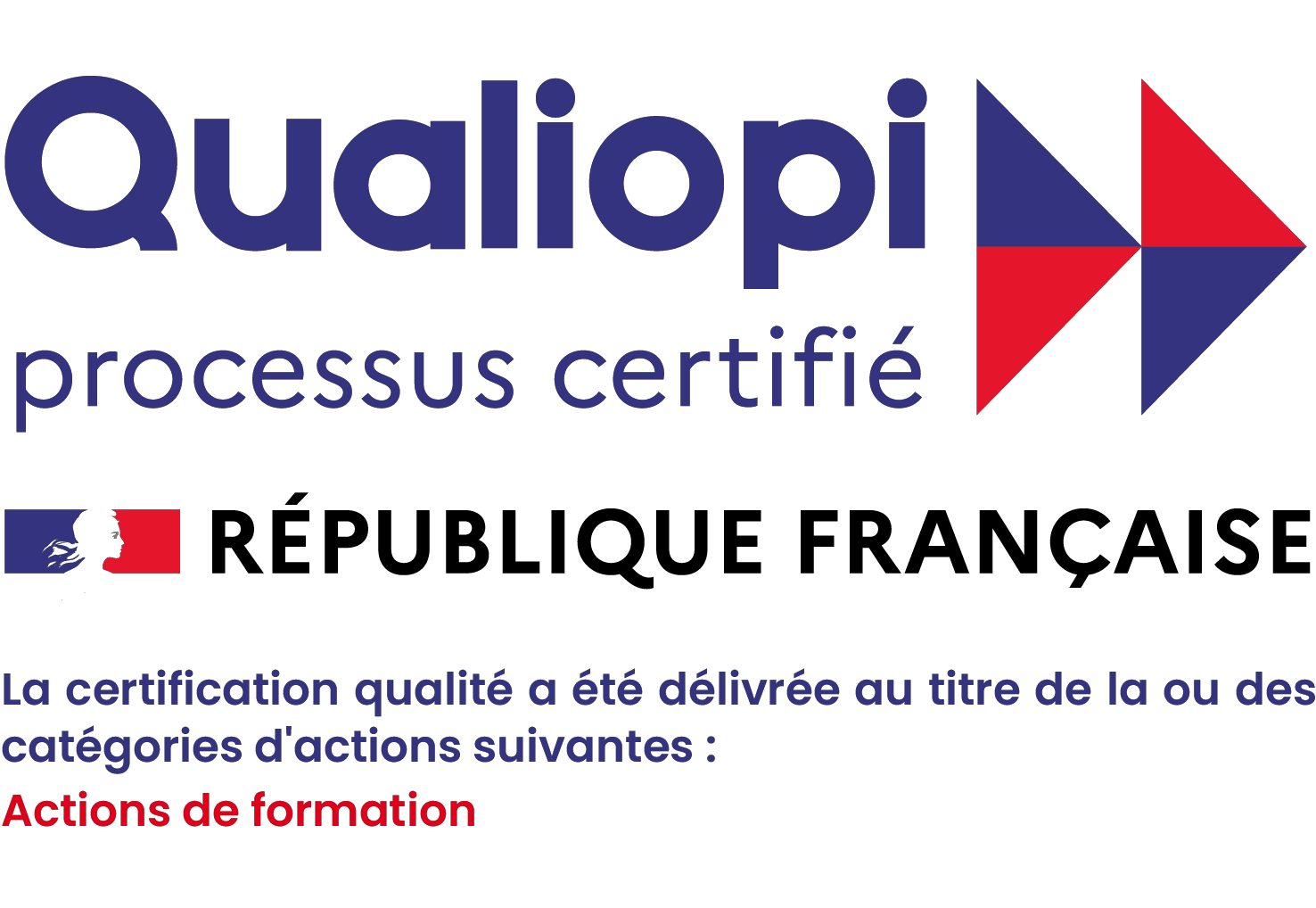 logo de la certification QUALIOPI