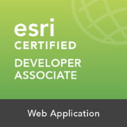 ESRI Developer Associate Web Application certification logo